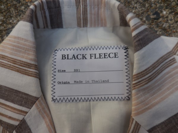 BB1 新品！ブラックフリース Black Fleece リネンジャケット LINEN ブレザー ストライプ テーラードジャケット トムブラウン リネン 麻_画像5