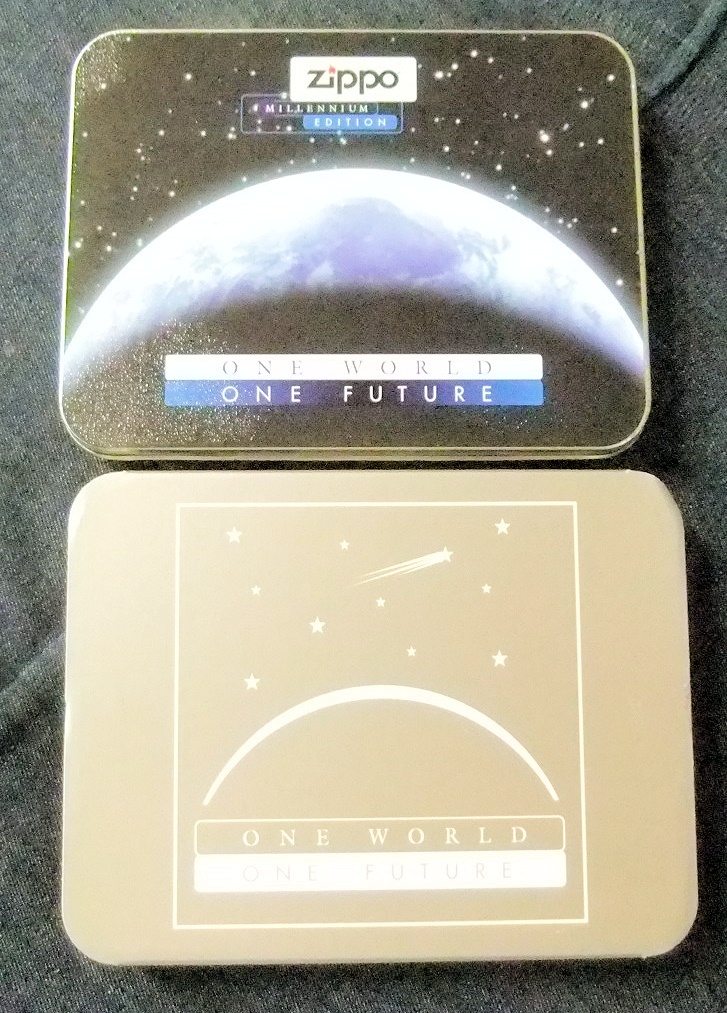 メール便可 2セットまで ZIPPO ONE WORLD ONE FUTURE ジッポ ライター