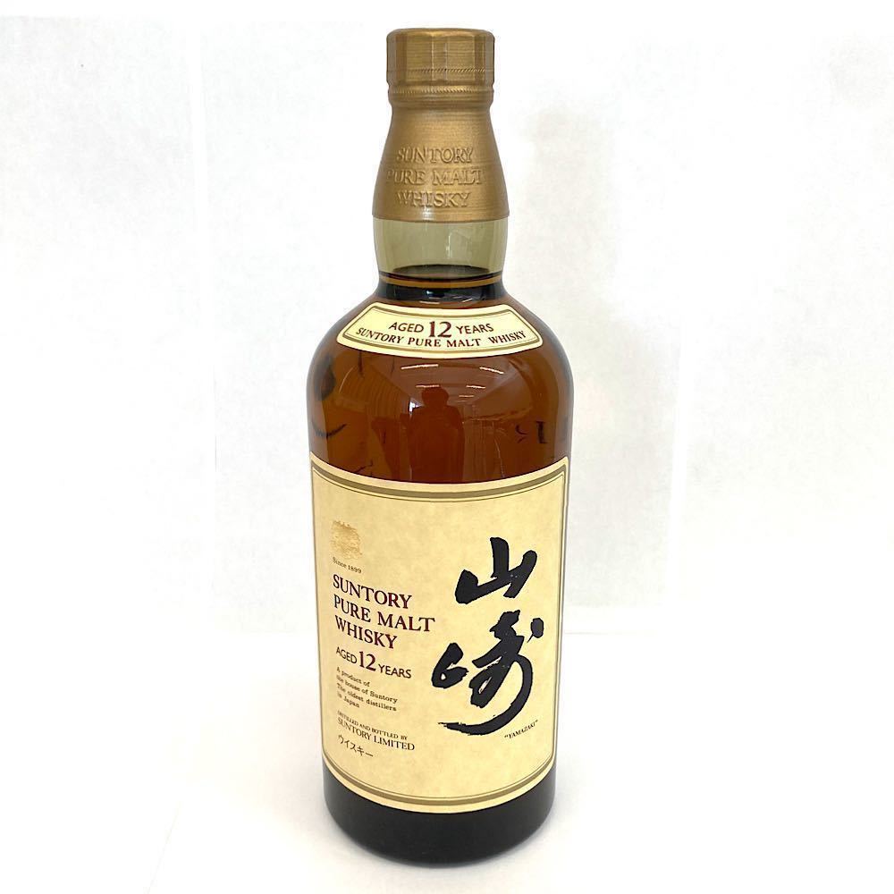 □古酒 SUNTORY THE YAMAZAKI PURE MALT WHISKY サントリー ピュア