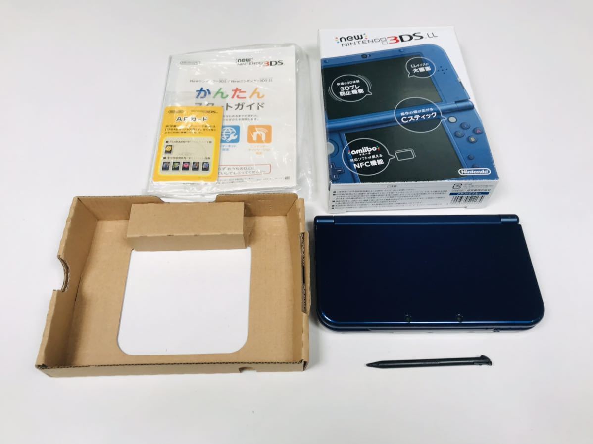 完動品】Newニンテンドー3DS LL New3DSLL メタリックブルー 美品