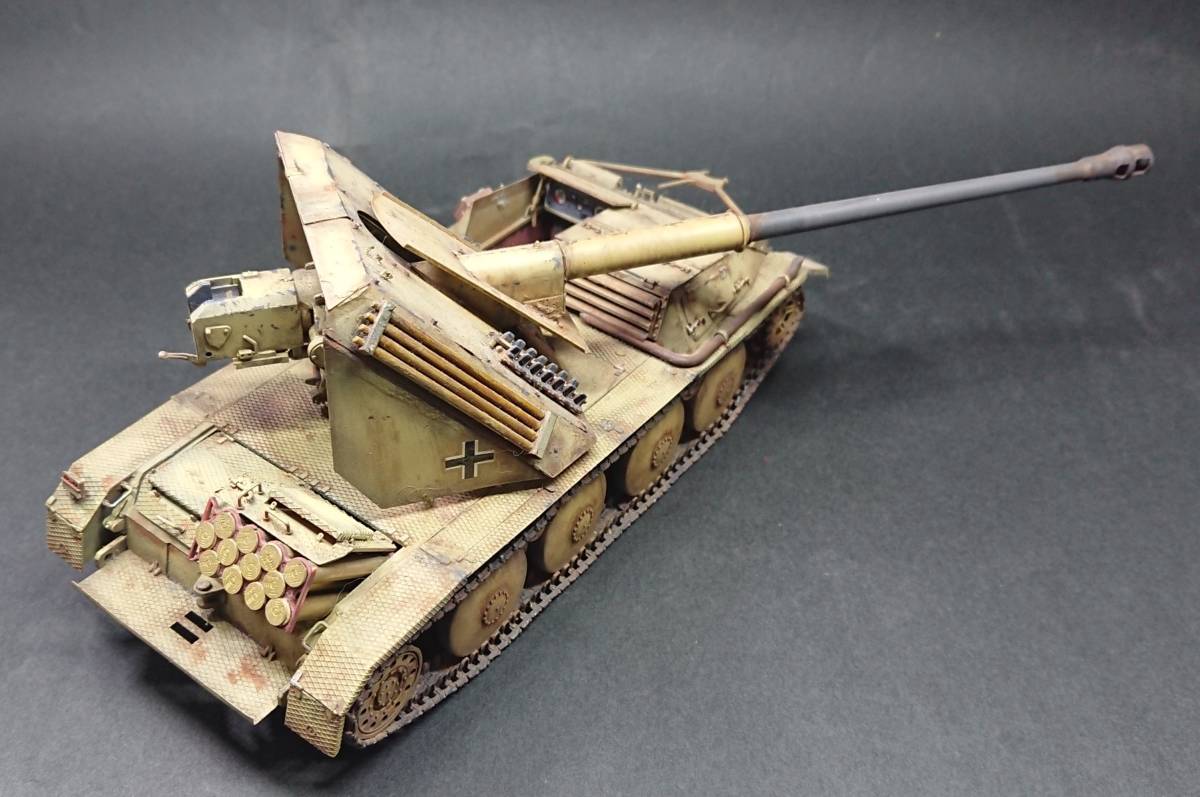 トランペッター 1/35 8.8cmPak43 ヴァッフェントレーガー 組立 トランペッター 1/35 8.8cmPak43 ヴァッフェントレーガー 組立