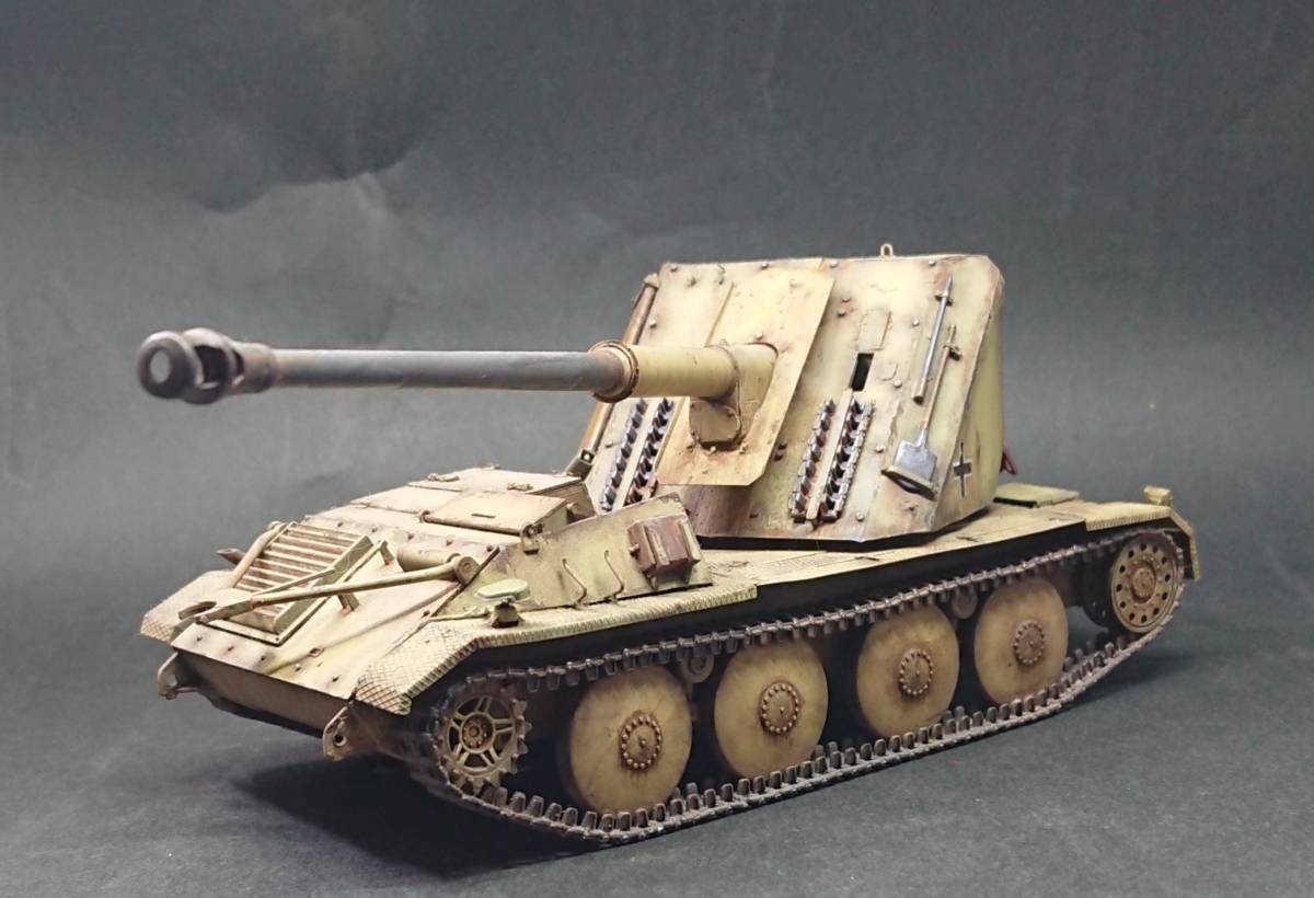 トランペッター 1/35 8.8cmPak43 ヴァッフェントレーガー 組立 トランペッター 1/35 8.8cmPak43 ヴァッフェントレーガー 組立