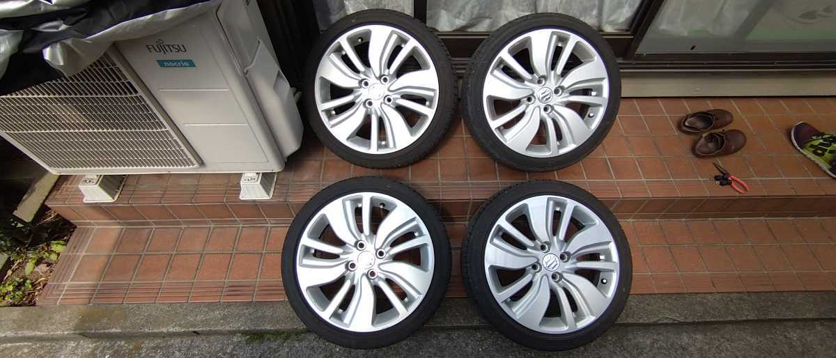 スズキ スイフト 純正アルミホイール 軽自動車用タイヤ(165 スズキ スイフト 純正アルミホイール 軽自動車用タイヤ(165
