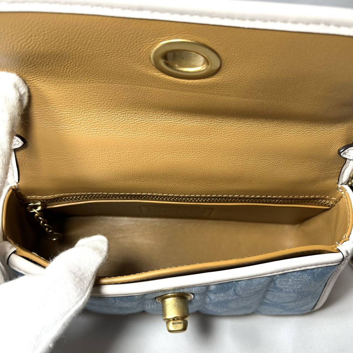 新品】COACH コーチ ショルダーバッグ ハンドバッグ ターンロック