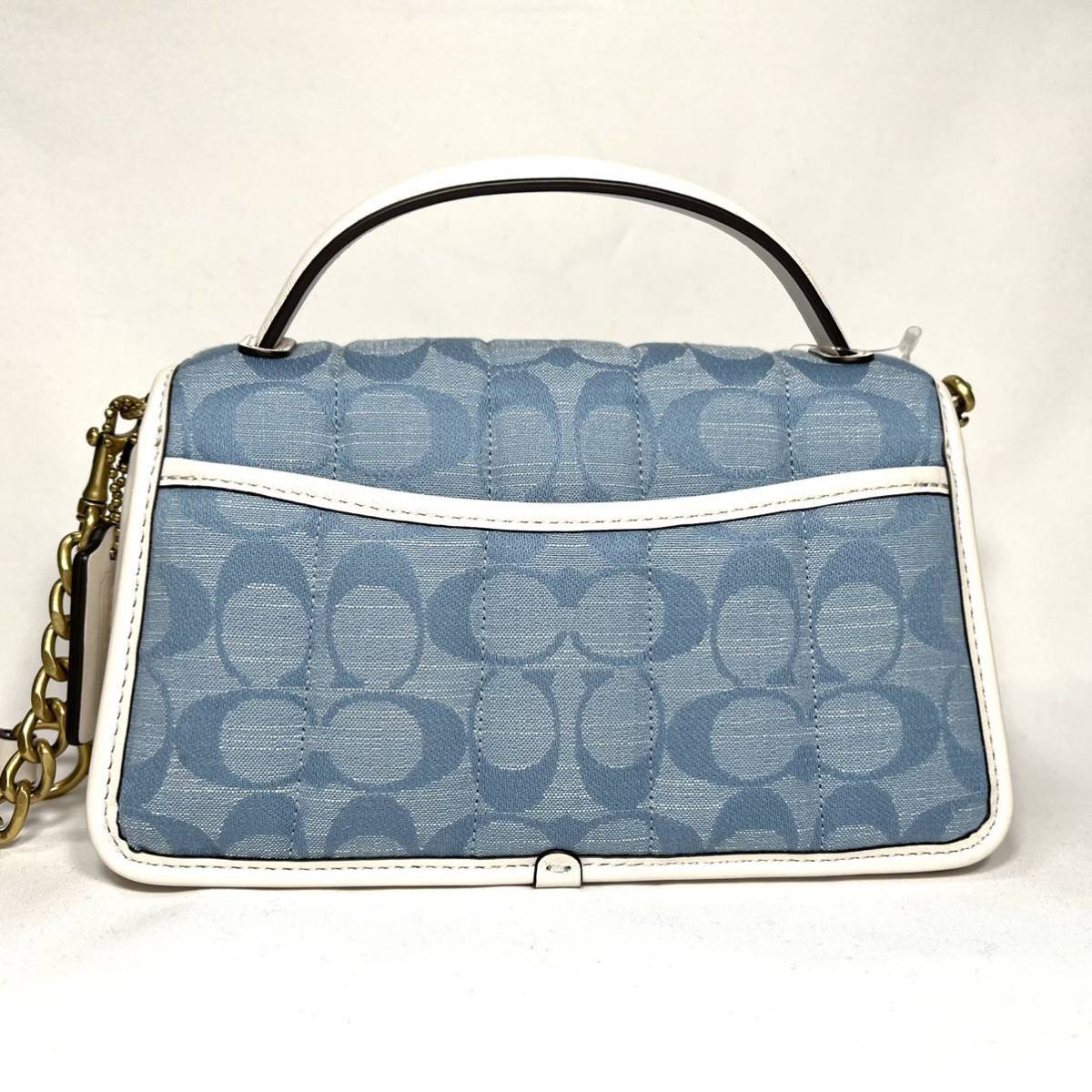 新品】COACH コーチ ショルダーバッグ ハンドバッグ ターンロック