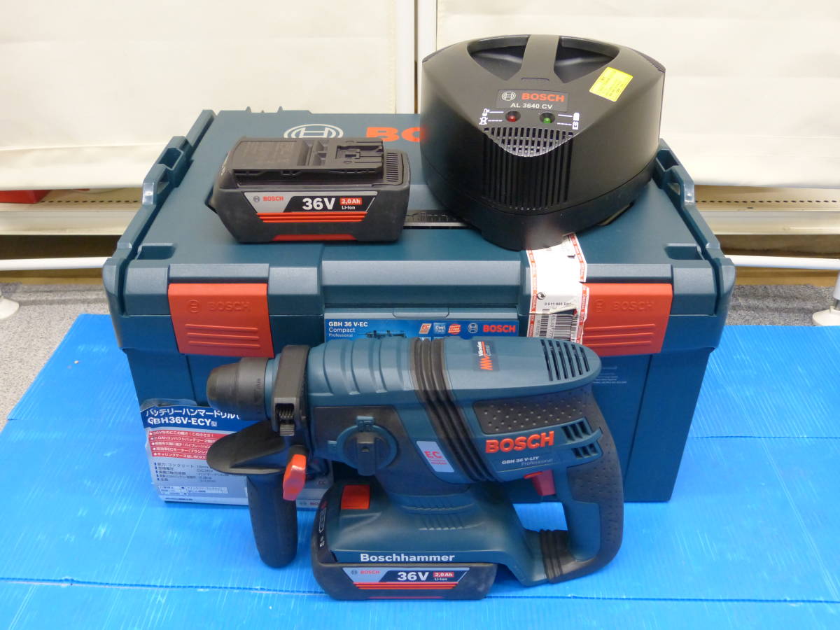 ○BOSCH ボッシュ バッテリーハンマードリル SDSプラス GBH36V-ECY