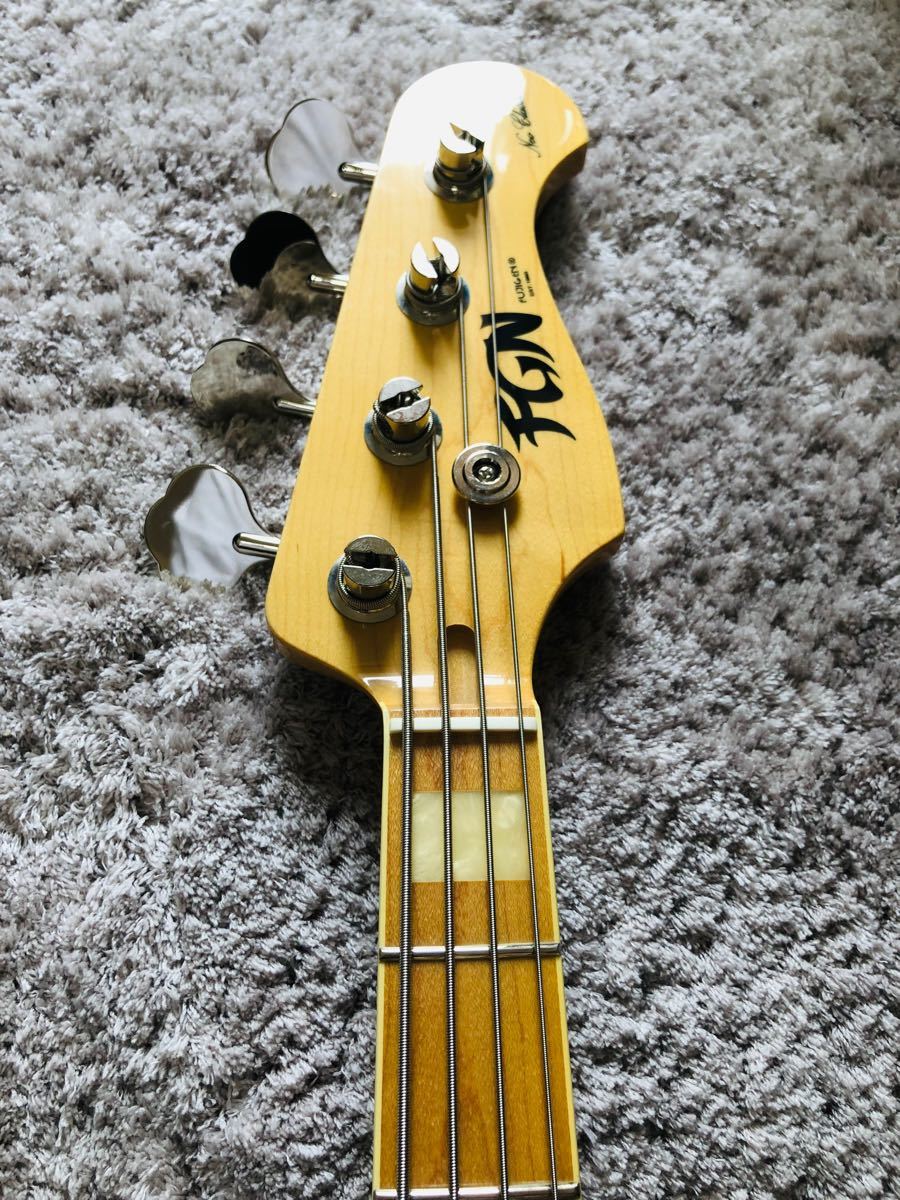 フジゲンneo classic ベース ブラック BASS ジャズベース フレッシャー