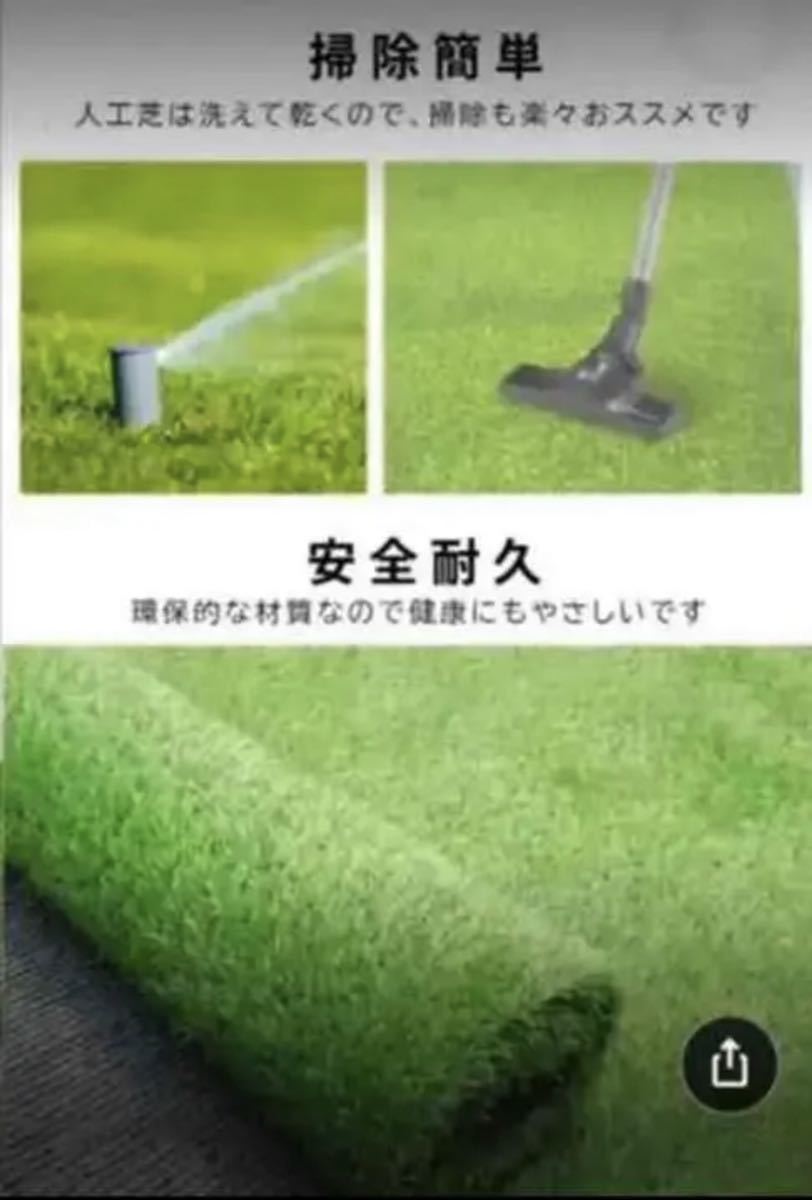 人工芝 ロール リアル 2m×10m 芝丈35mm 密度2倍 高耐久 固定ピン付 www