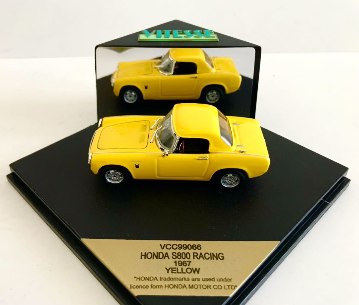 1/43 special limited goods Honda S800 racing yellow 