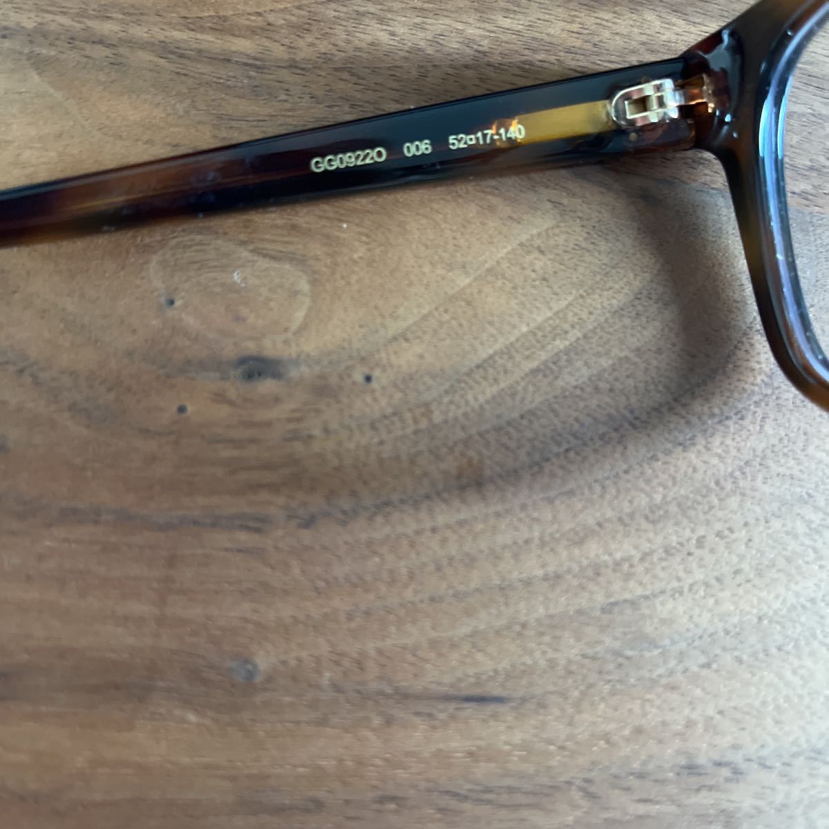 新品 Deuxieme Classe GUCCI グッチ スクエア ブラウン メガネ