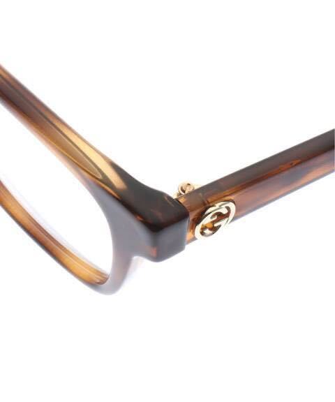 新品 Deuxieme Classe GUCCI グッチ スクエア ブラウン メガネ
