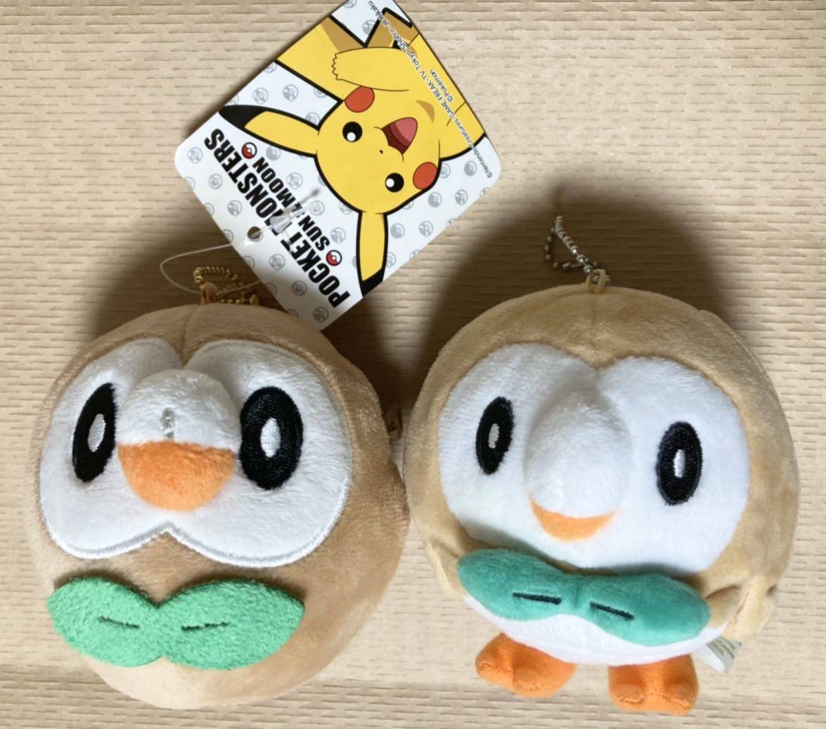 ポケモン モクロー ぬいぐるみ ポーチ マスコット 2種セット 美品