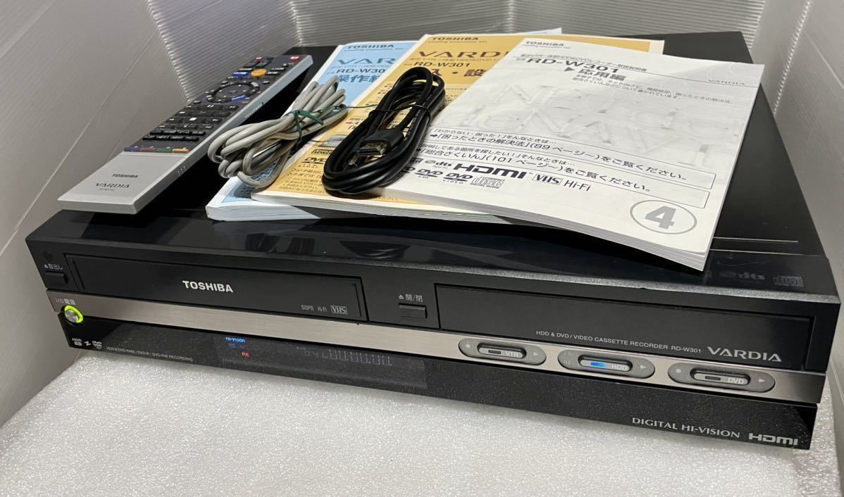 定番最新品 ［TOSHIBA］ RD-W301 VHS/DVD/HDDレコーダー MUaTB