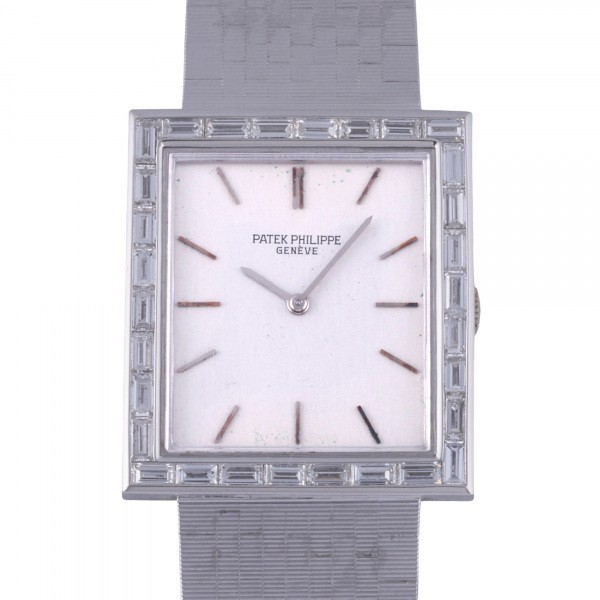 大人気商品 パテック フィリップ PATEK PHILIPPE GENEVE750 中古 期間限定で特別価格 腕時計 シルバー文字盤 メンズ