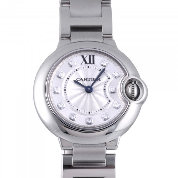 カルティエ Cartier バロンブルー WE902073 シルバー文字盤 中古 腕時計 レディース その他