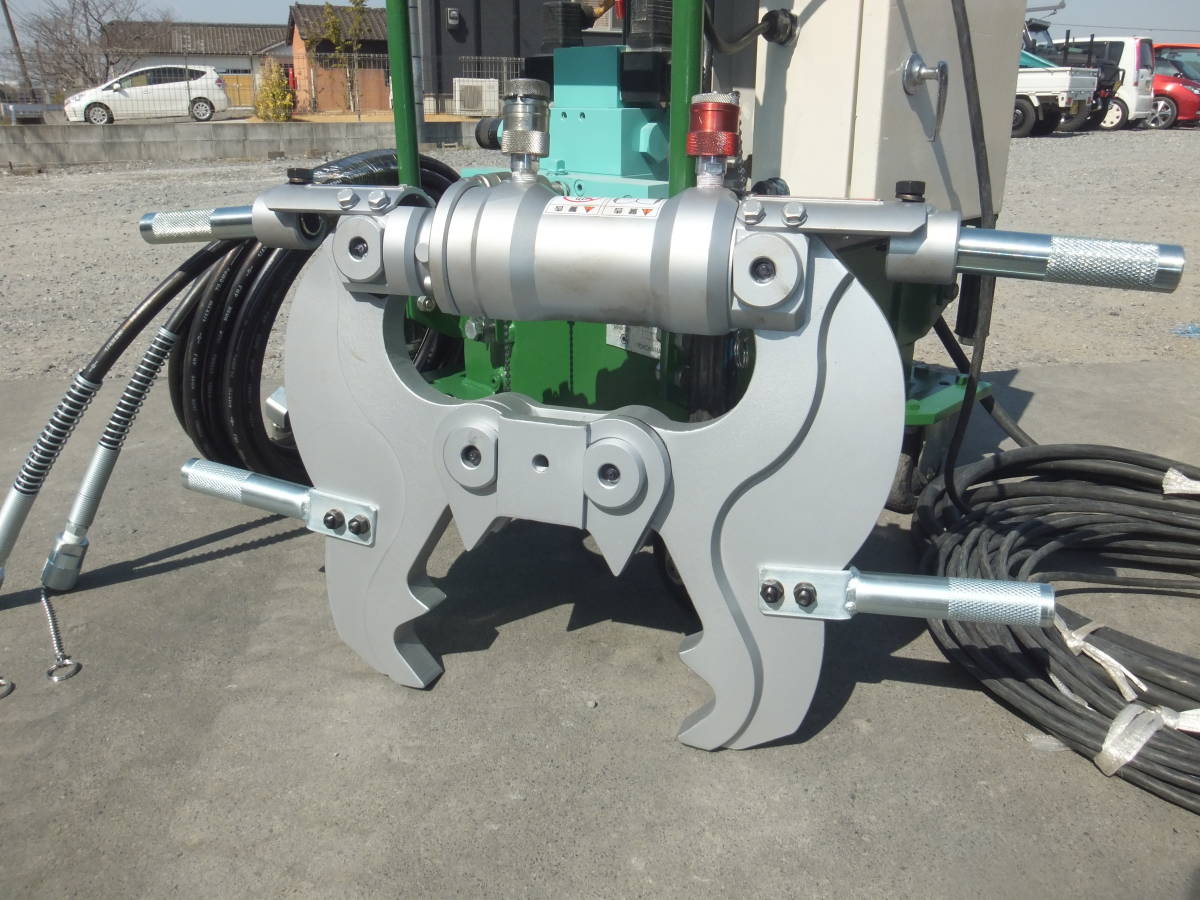 福岡県 平戸金属工業製【ハンドクラッシャー200㎜開口幅+油圧 福岡県 平戸金属工業製【ハンドクラッシャー200㎜開口幅+油圧