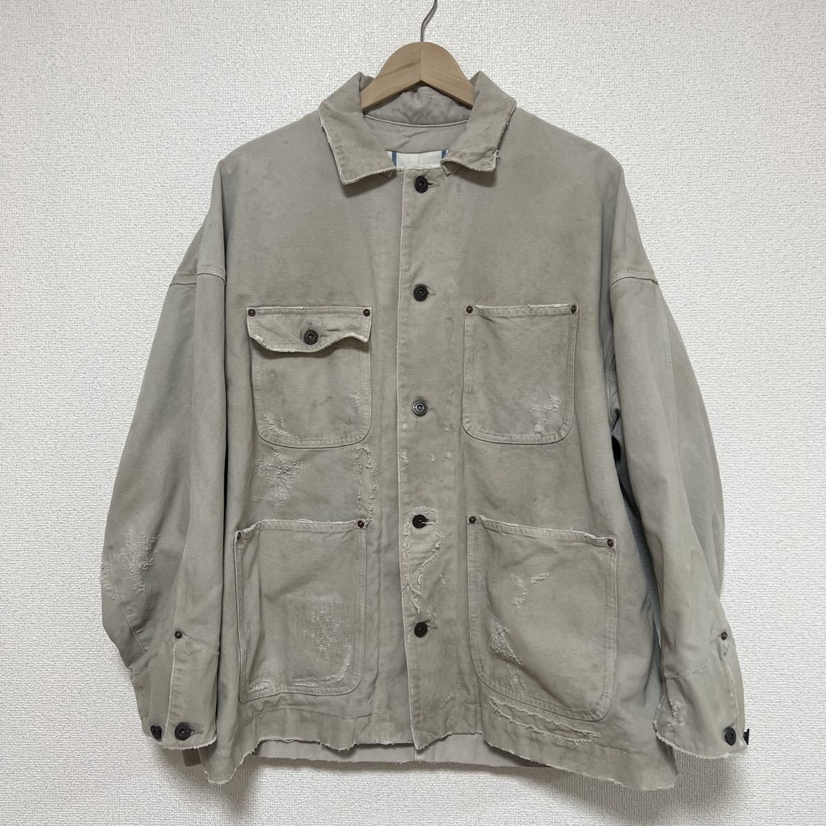 22SS visvim MACRAY COVERALL CRASH GREY 2