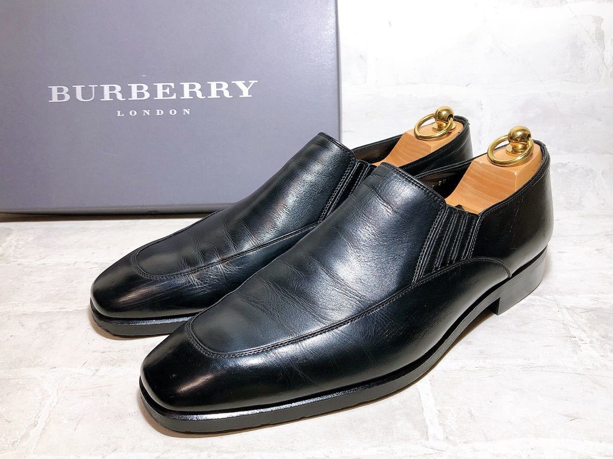 極美品】BURBERRY バーバリー 上質 サイドゴア Uチップ ビジネスシューズ 本革 レザー 黒 26 5cm メンズ｜PayPayフリマ