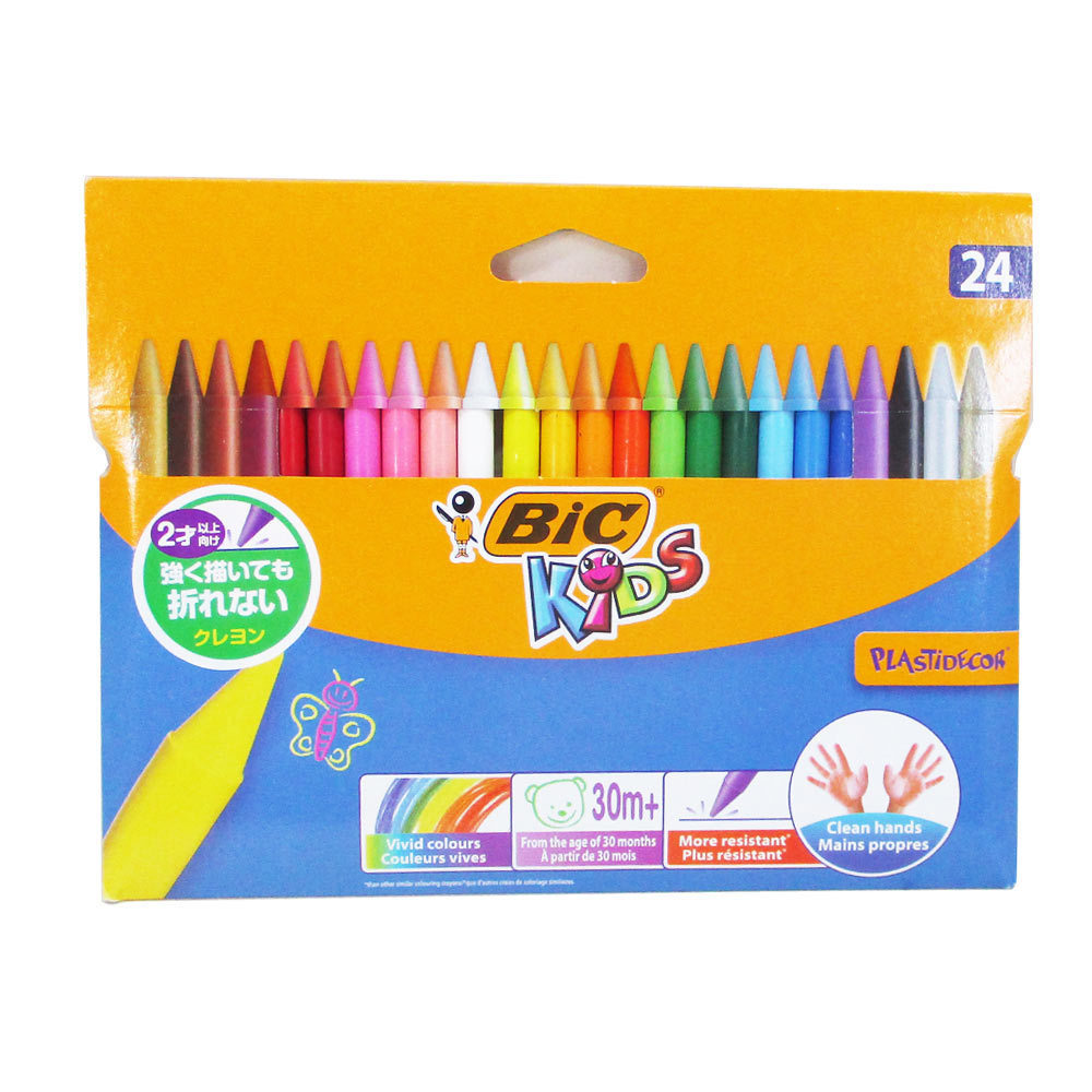  доставка бесплатно   ручка  ... 24 цвет  Bic Япония   детский  BKCRY24E/0722ｘ３ шт. комплект  /...