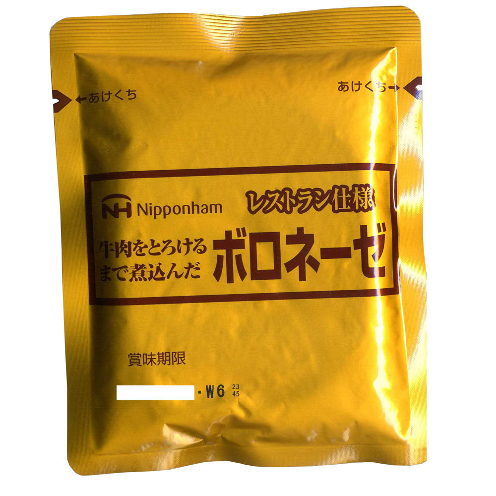 同梱可能 ミートソース ボロネーゼ レトルト食品 レストラン仕様日本ハムｘ１２食セット/卸_画像1