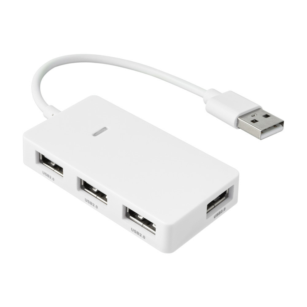 同梱可能 USBハブ 4ポート 広々ポート搭載 グリーンハウス GH-HB2A4A-WH/7274 ホワイト_画像1