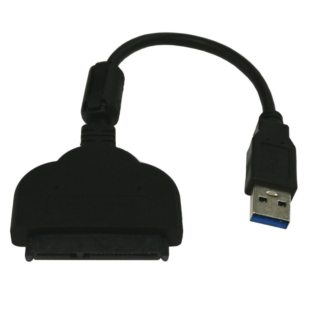 送料無料メール便 SATA-USB3.0 変換ケーブル SSD/HDD用 2.5インチ専用 ノイズフィルター付き HIDISC VVD-U3SATANR/0087_画像2