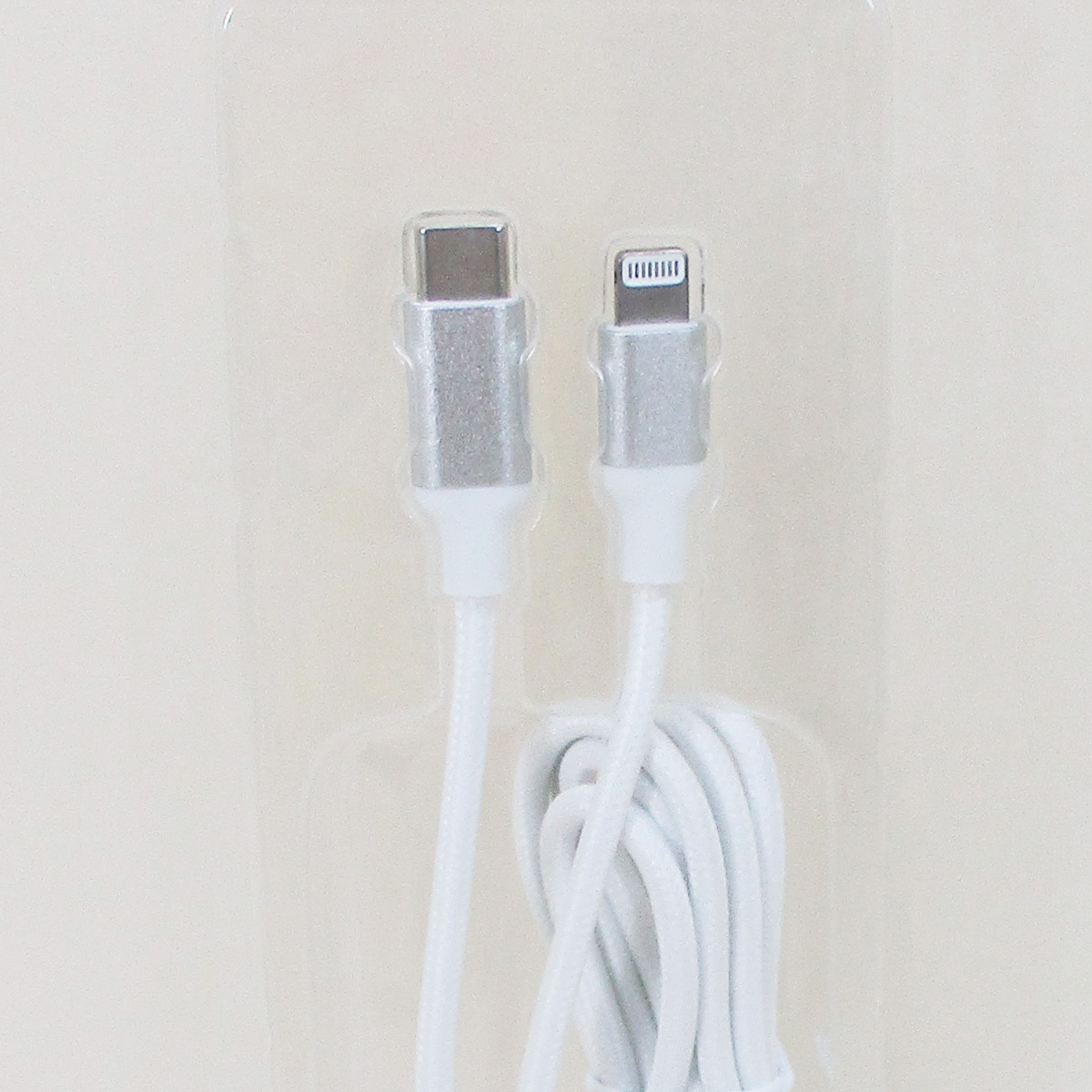 同梱可能 ライトニングケーブル 1メートル Apple公式認定品 USB Type-C to Lightning 美和蔵 白色 MCA-LC100W/0539ｘ２本セット/卸_画像7