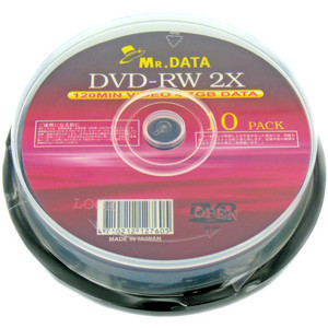  бесплатная доставка почтовая доставка DVD-RW 4.7GB 2 скоростей 10 листов аналог видеозапись * данные для MRDATA DVD-RW47 2X 10PS/7605x1 шт 