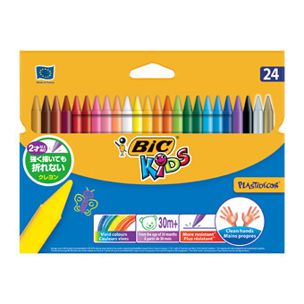  включение в покупку возможность авторучка порог двери мелки 24 цвет Bic Japan Kids BKCRY24E/0722x2 шт. комплект /.