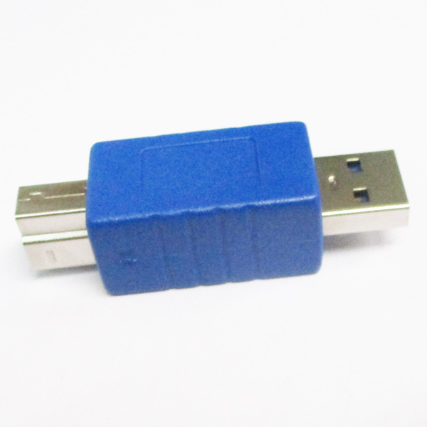 送料無料メール便 変換プラグ USB3.0 A(オス)-B(オス)USB3AA-BA 変換名人/4571284887138_画像3
