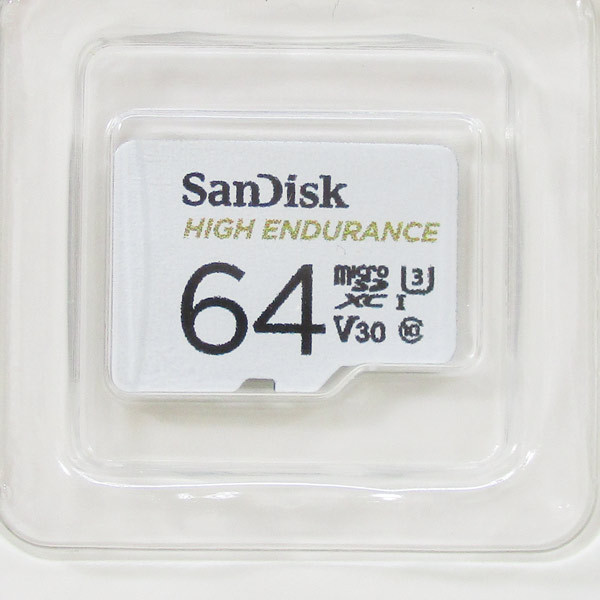 送料無料メール便 64GB microSDXCカード マイクロSD サンディスク 高耐久ドライブレコーダー向 CL10 V30 U3 SDSQQNR-064G-GN6IA/3081_画像1