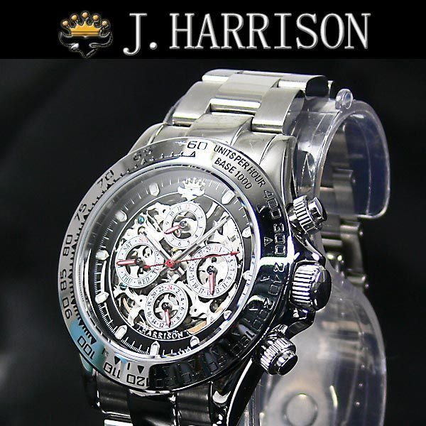 同梱可能 J.HARRISON/ジョンハリソン 自動巻き腕時計　JH-003SB_画像5