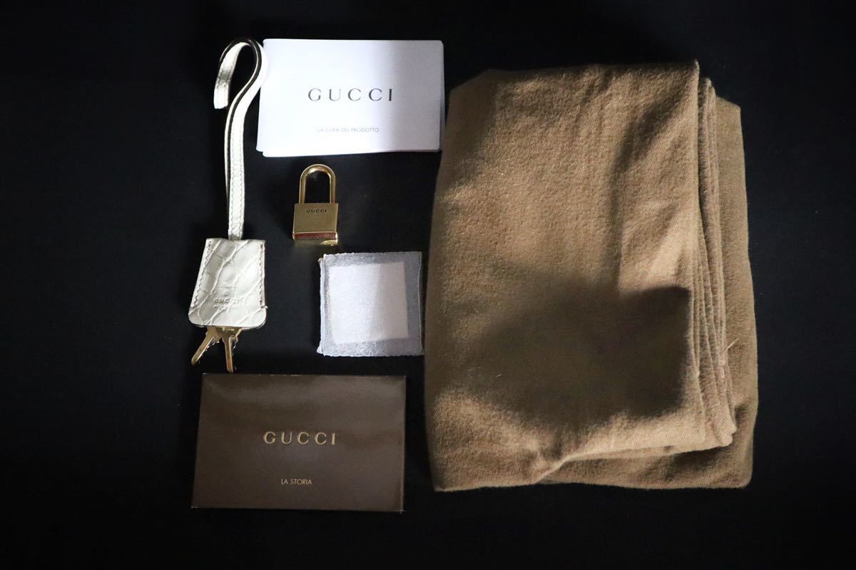 GUCCI グッチ ハンドバッグ トートバッグ 223948 レザーxクロコ型押し