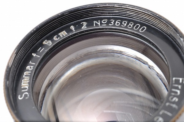 ライカ LEICA ズマール SUMMAR 5cm F2 L39 Lマウント-