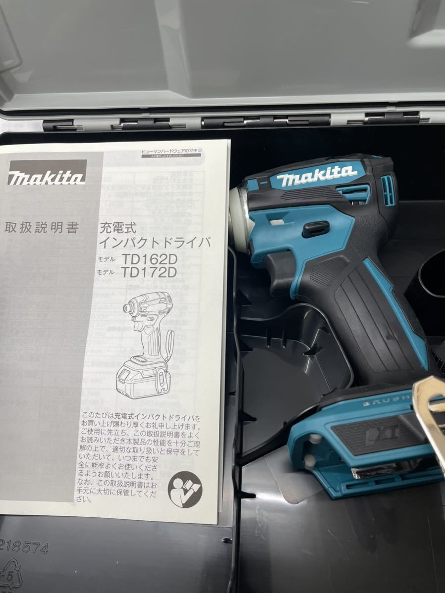 送料無料 マキタTD172D(ブルー) 18V 充電式インパクトドライバー 本体