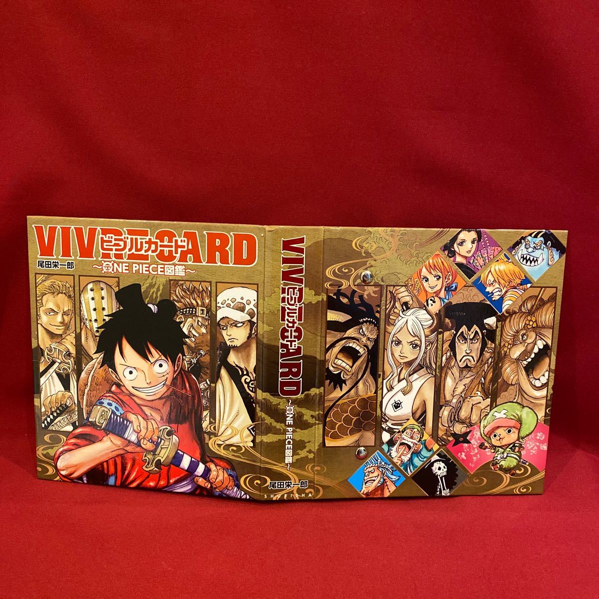 ONE PIECEバインダー/ビブルカード2冊/ONE PIECE図鑑セット