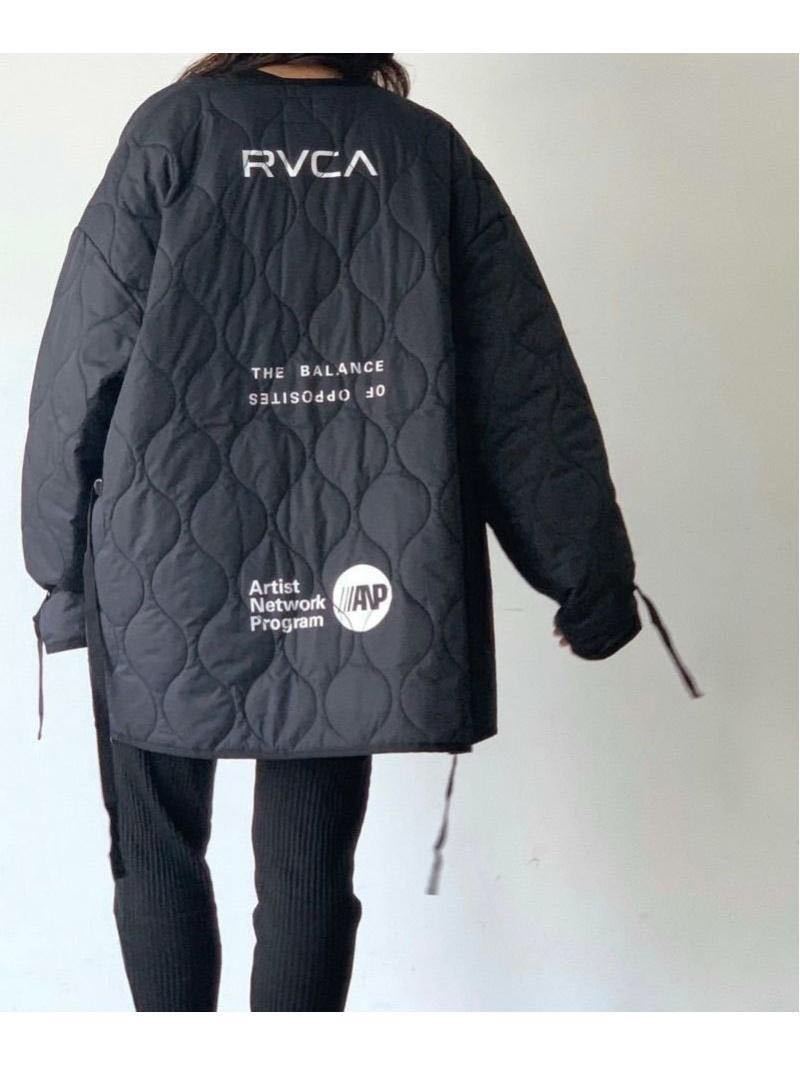 RVCA ルーカ キルティング ジャケット キルトジャケット ルカ ビッグサイズ ダウンコート ダウンジャケット ブラック