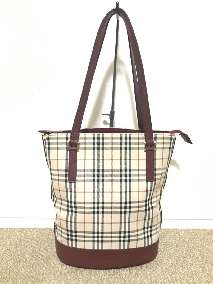 E76 送料無料 BURBERRY/バーバリー レディース トート・ショルダー