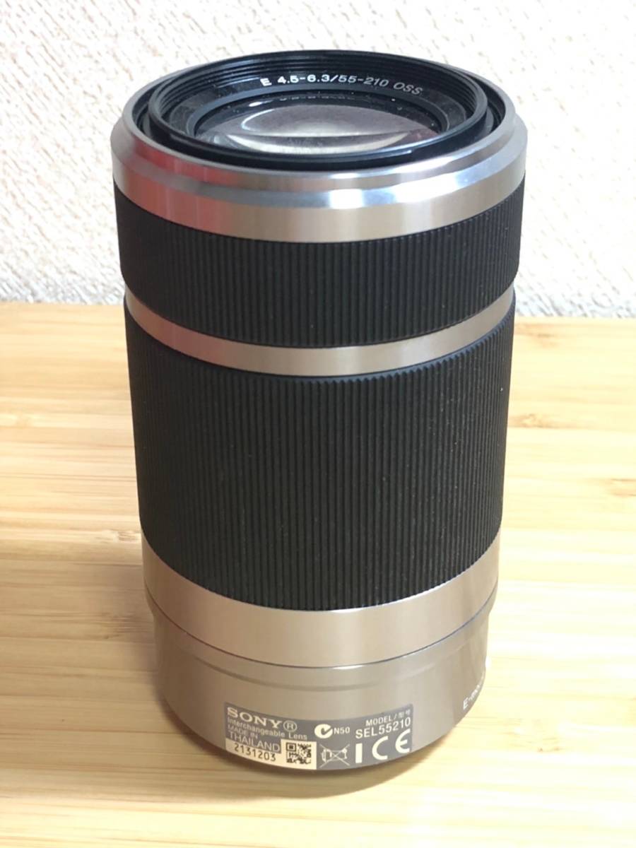 ❁SONY E 55-210mm F4.5-6.3 OSS 望遠レンズ シルバー - レンズ(ズーム)