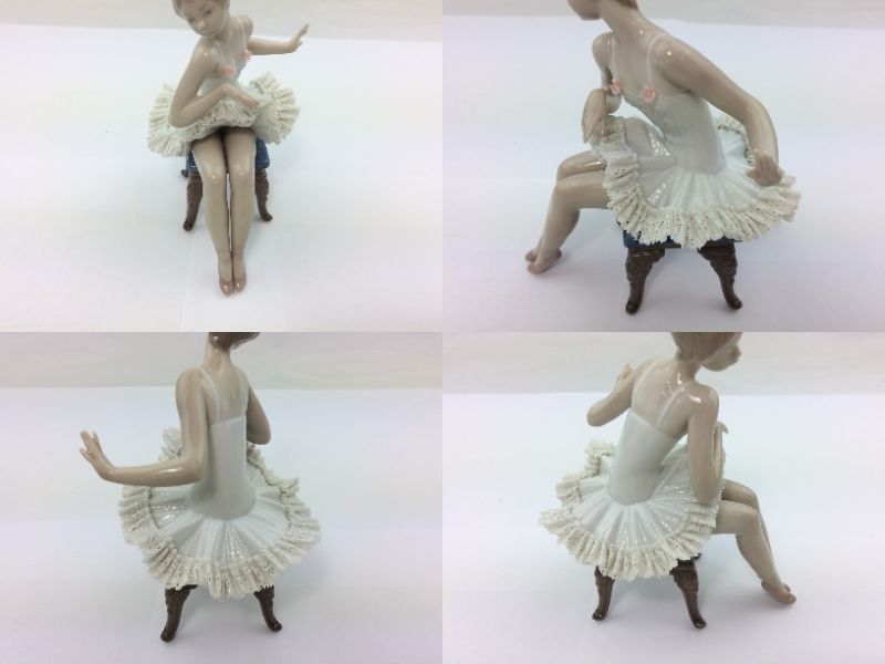 Y/ LLADRO リヤドロ 5496 出番前のおさらい バレリーナ 陶器 Y/ LLADRO リヤドロ 5496 出番前のおさらい バレリーナ 陶器