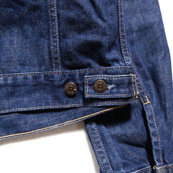 00's クロアチア製 ユーロ リーバイス 70500 デニム トラッカージャケット (L) 濃紺 Gジャン 00年代 ヨーロッパ Levi's_画像7