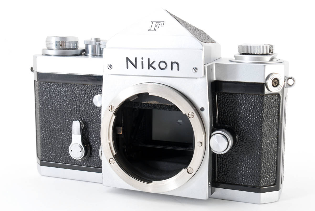 良品】Exc+5 Rare! Nikon F Eye Level Silver S/N 671xxxx 35mm SLR