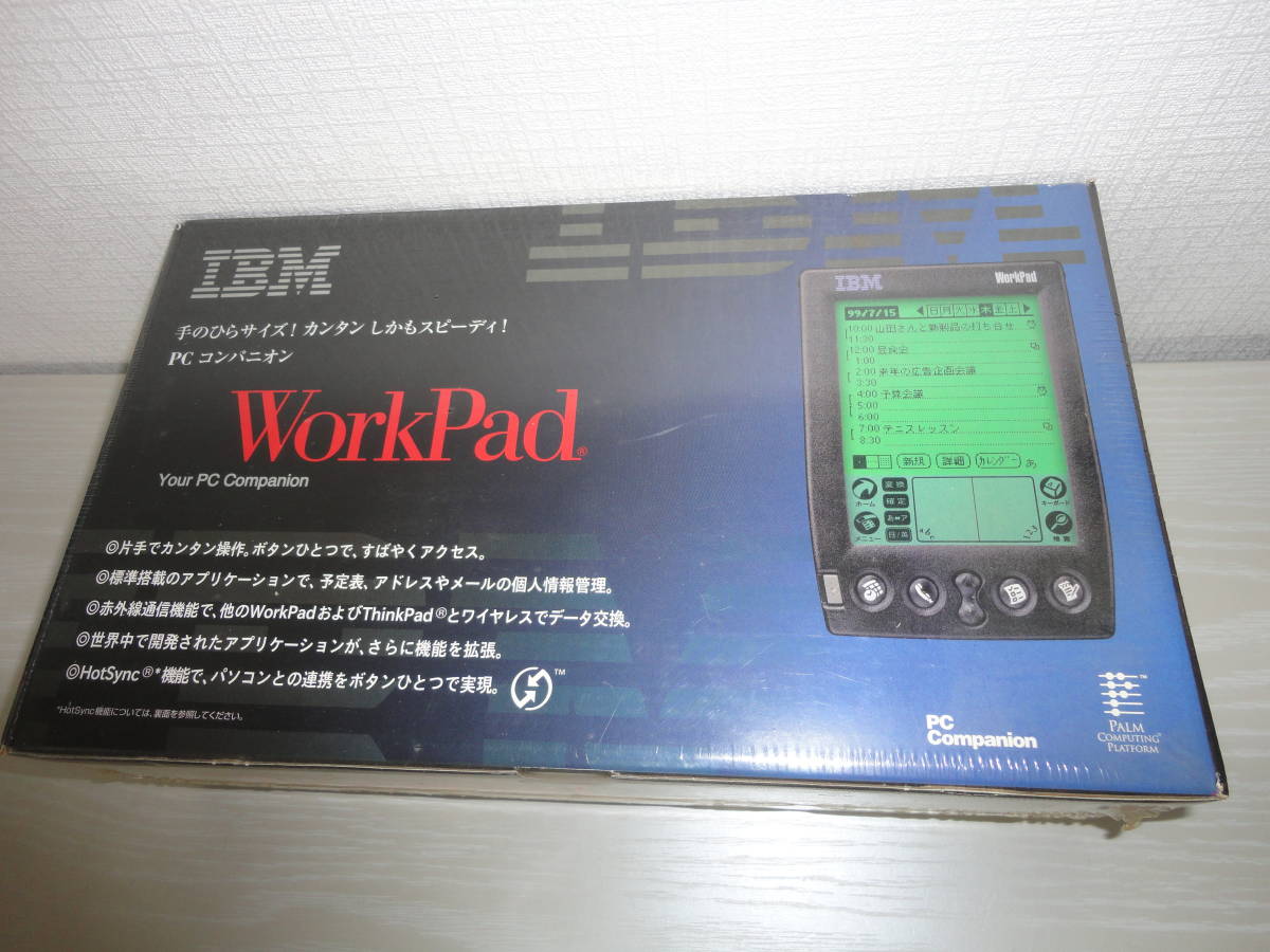 新品未使用 デッドストック PDA IBM workpad 8602-30J palm