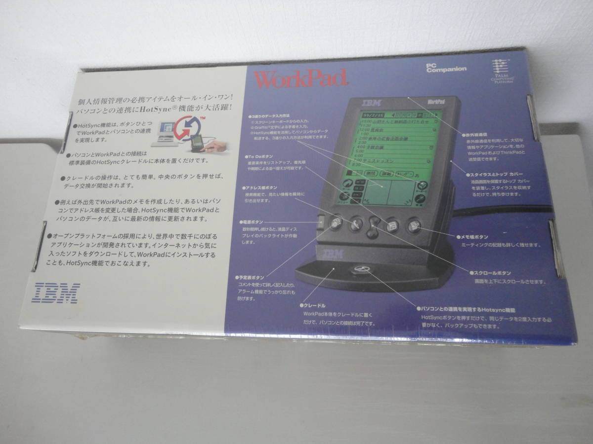新品未使用 デッドストック PDA IBM workpad 8602-30J palm