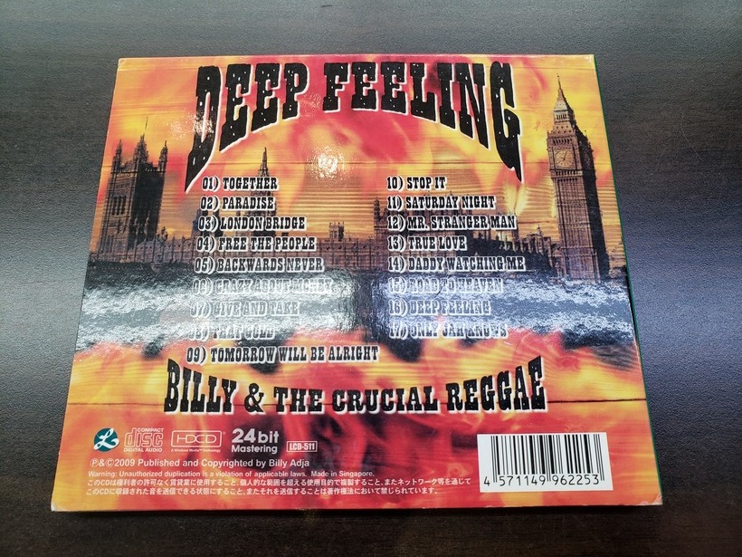 CD / DEEP FEELING / BILLY & THE CRUCIAL REGGAE / 『D32』 / 中古_画像2