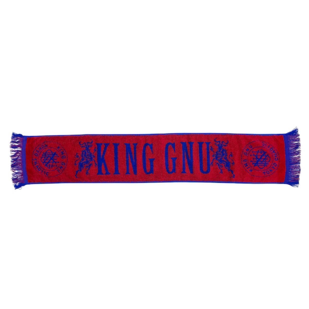 King Gnu Live Tour 2021AW CREST LOGO マフラータオル レッド King Gnu Live Tour 2021AW CREST LOGO マフラータオル レッド