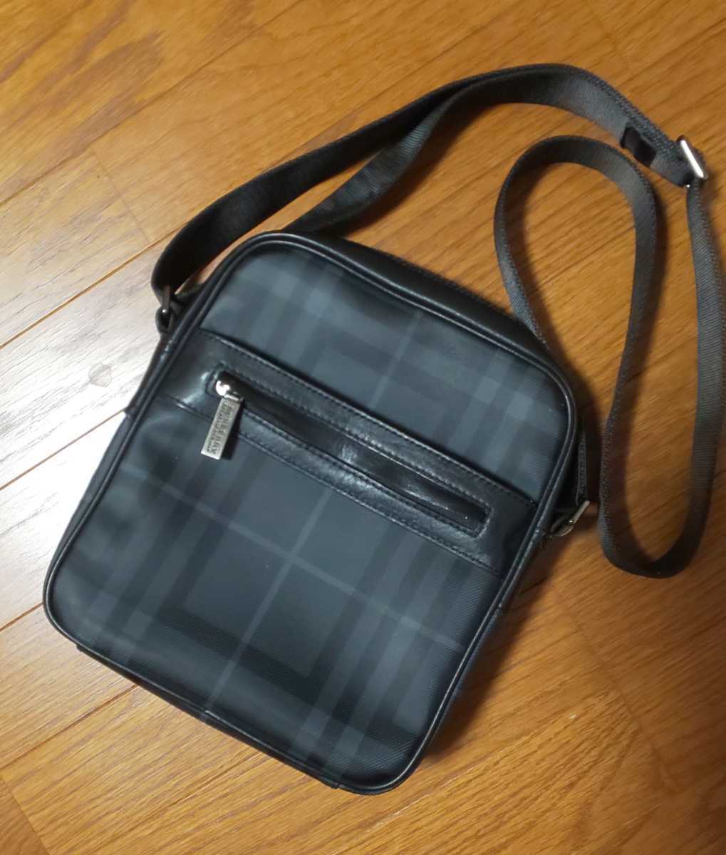 BURBERRY/バーバリー/ショルダーバッグ/メンズ/シャドーチェック