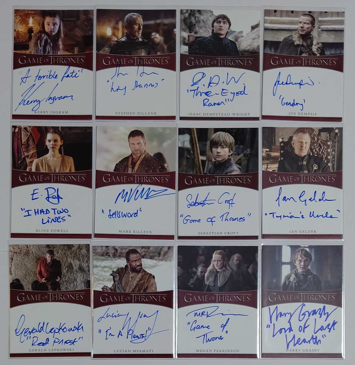 く日はお得♪ Game of Thrones キャスター 直筆サイン入りフォト