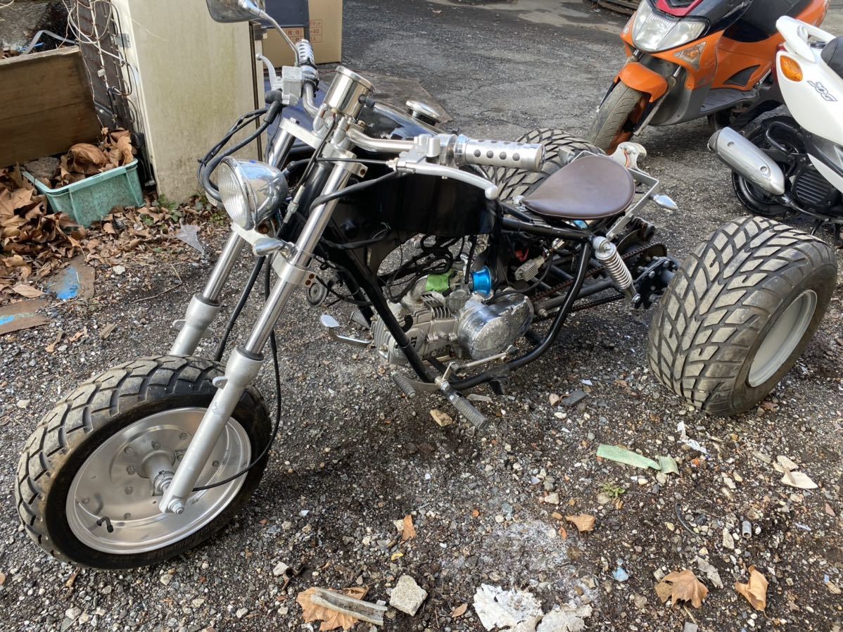 マグナ50 トライク 125ccボアアップ 走行596キロ 初爆確認済み AC13