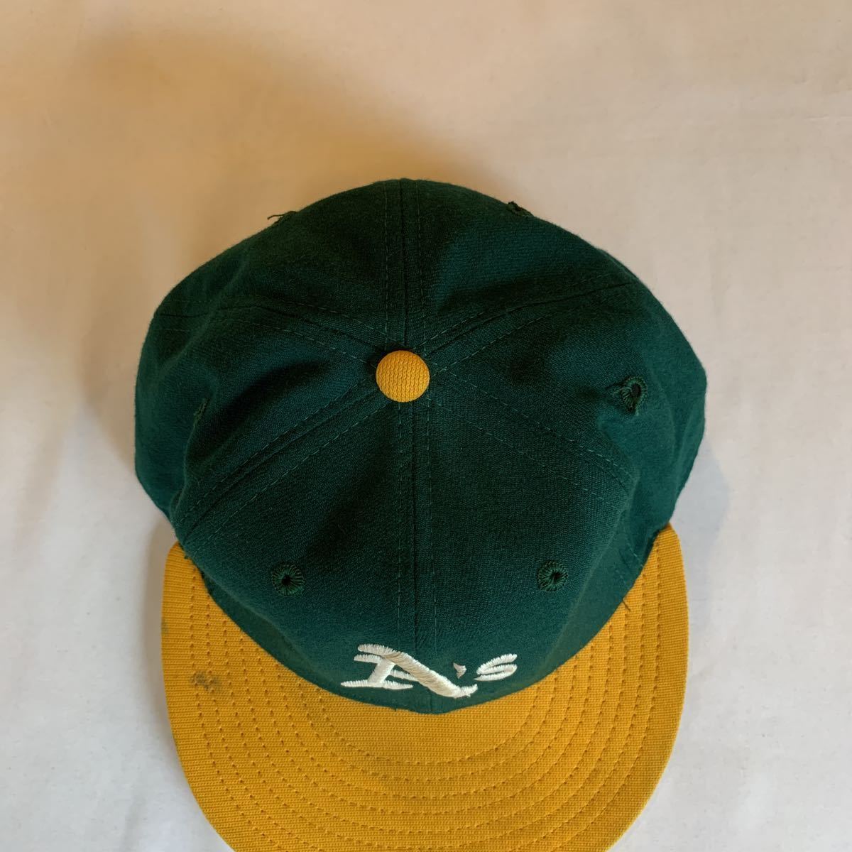 ~70s New Era MLB BASEBALL CAP ヴィンテージ ビンテージ ニューエラ メジャーリーグ ベースボールキャップ A's アメトラ 50s トラッド_画像5